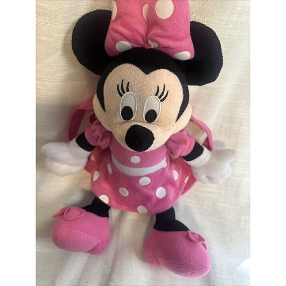 Minnie Mouse Pink 17” backpack Disney- Adorable! - Picture 3 of 8